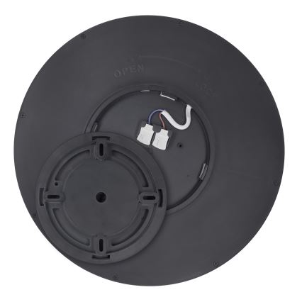 Himmennettävä LED-kattovalaisin ESTELA LED/36W/230V halkaisija 30 cm musta + kauko-ohjaus
