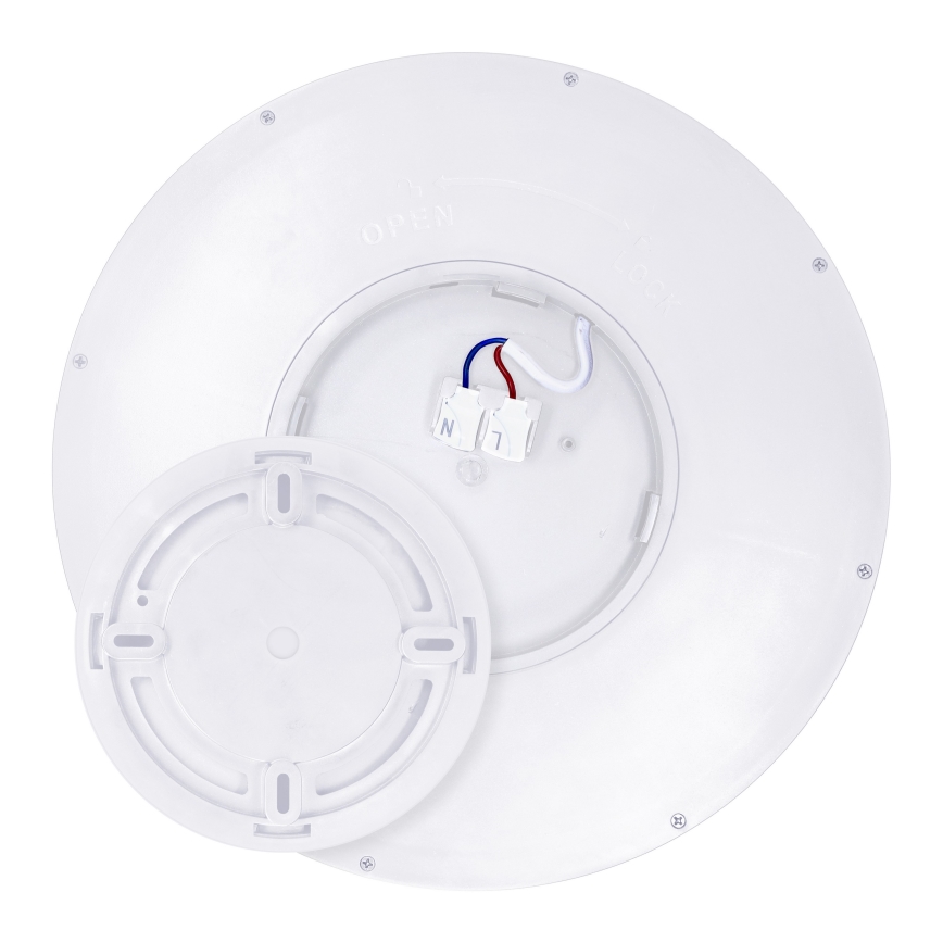 Himmennettävä LED-kattovalaisin ESTELA LED/36W/230V halkaisija 30 cm valkoinen + kauko-ohjaus