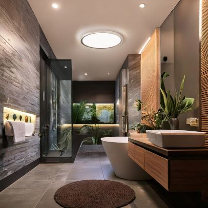 LED-kylpyhuoneen kattovalaisin ACATE LED/18W/230V 3000/4000/6000K Ø 22 cm IP54