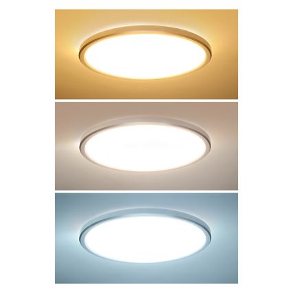 LED-kylpyhuoneen kattovalaisin ACATE LED/18W/230V 3000/4000/6000K Ø 22 cm IP54