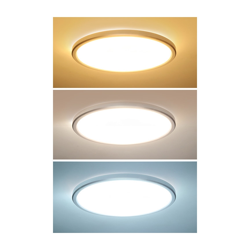 LED-kylpyhuoneen kattovalaisin ACATE LED/18W/230V 3000/4000/6000K Ø 22 cm IP54