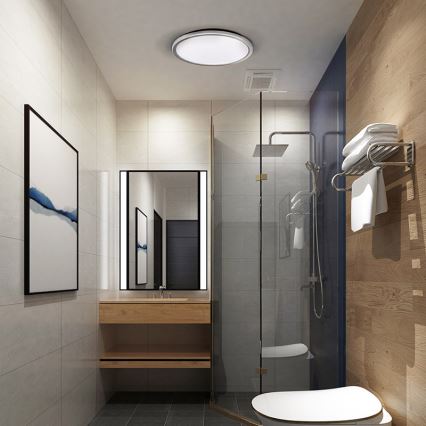 LED-kylpyhuoneen kattovalaisin ACATE LED/24W/230V 3000/4000/6000K Ø 29,3 cm IP54