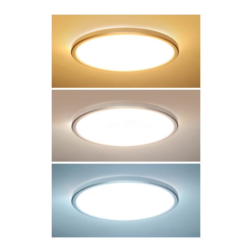 LED-kylpyhuoneen kattovalaisin ACATE LED/24W/230V 3000/4000/6000K Ø 29,3 cm IP54
