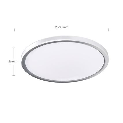 LED-kylpyhuoneen kattovalaisin ACATE LED/24W/230V 3000/4000/6000K Ø 29,3 cm IP54