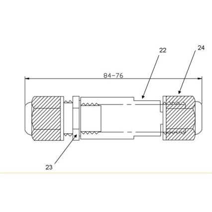 Kaapelikytkin 450V AC/10A IP68