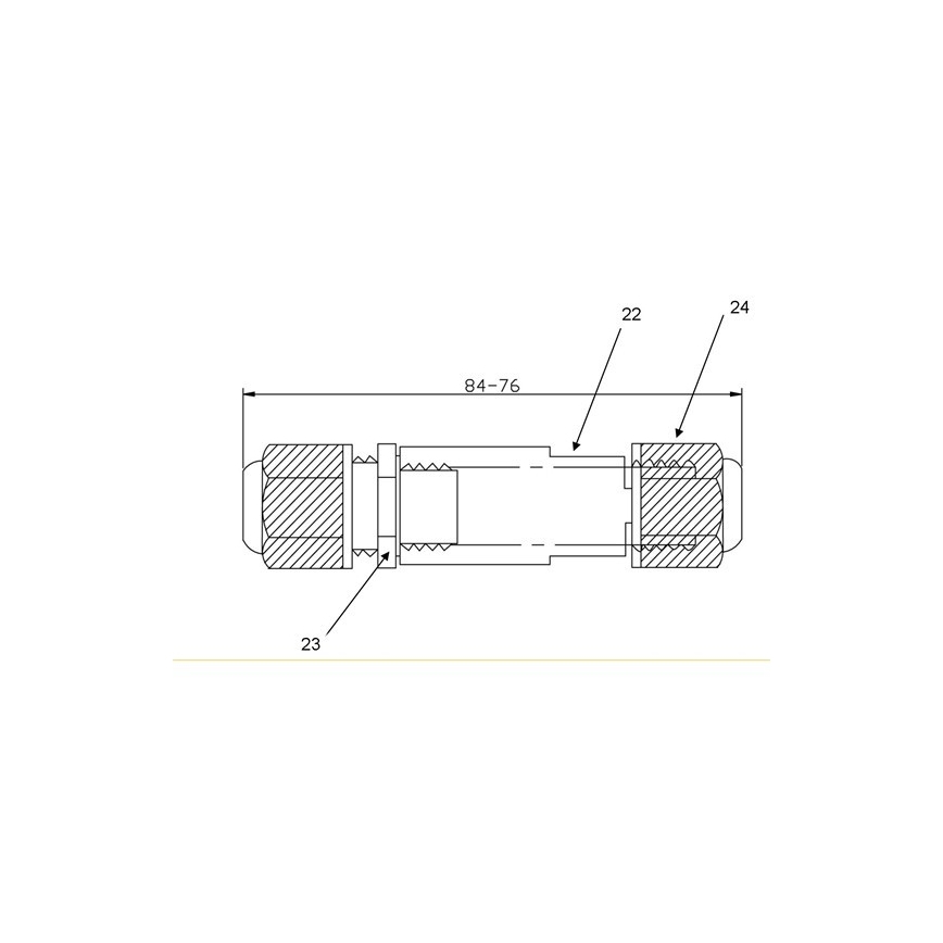 Kaapelikytkin 450V AC/10A IP68