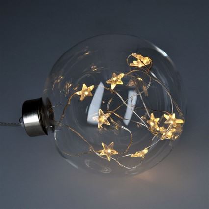 Soligth 1V204 - LED-joulupallo 10xLED / 2xAA