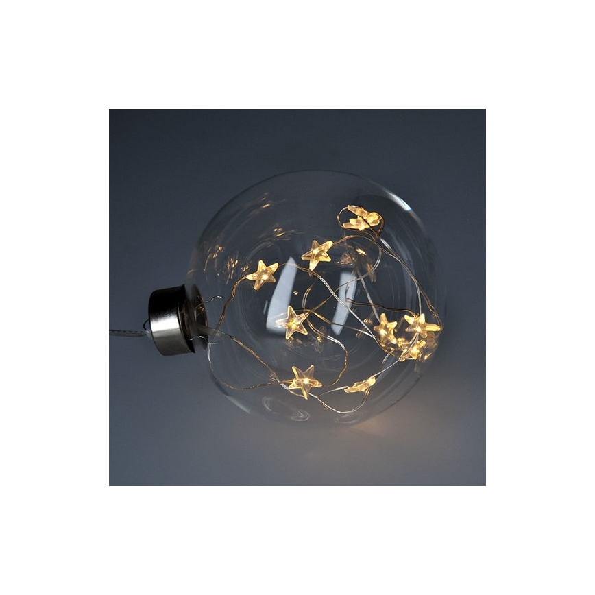 Soligth 1V204 - LED-joulupallo 10xLED / 2xAA