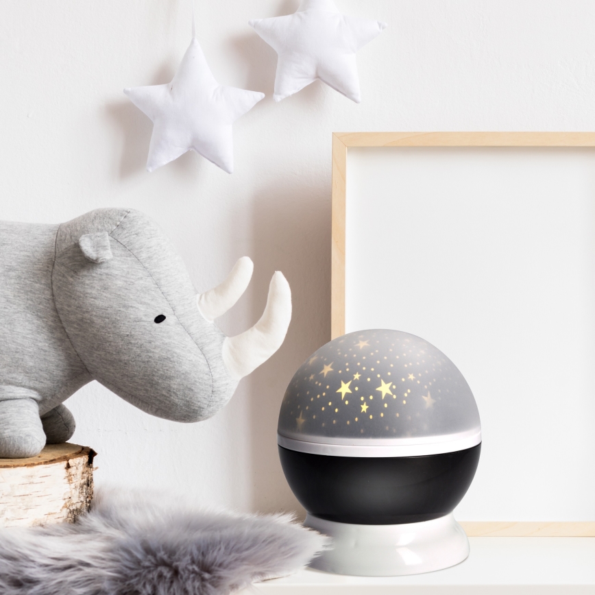 Soligth 1V220 - LED-jouluprojektori USB 4xAAA