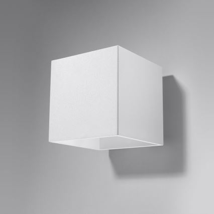 Seinäkohdevalo QUAD 1 1xG9/8W/230V valkoinen