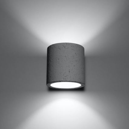 Seinäkohdevalo ORBIS 1xG9/40W/230V betoni