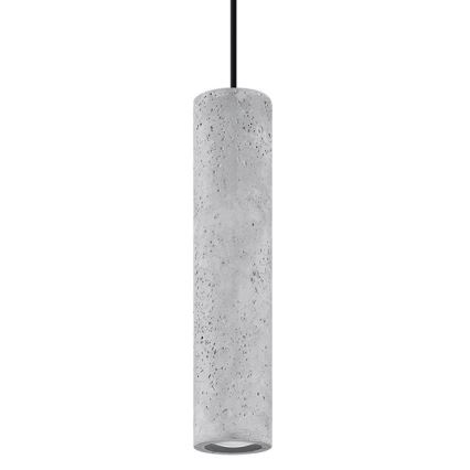 Kattokruunu johdossa LUVO 1xGU10/40W/230V metalli/musta