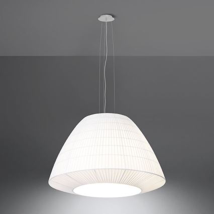 Kattokruunu johdossa BELLA 3xE27/60W/230V d. 60 cm valkoinen