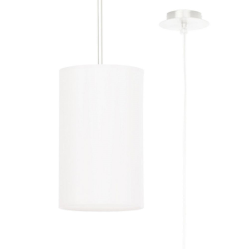 Kattokruunu johdossa OTTO 1xE27/60W/230V d. 15 cm valkoinen