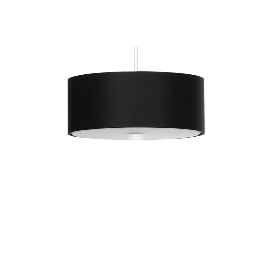 Kattokruunu johdossa SKALA 3xE27/60W/230V halkaisija 30 cm musta