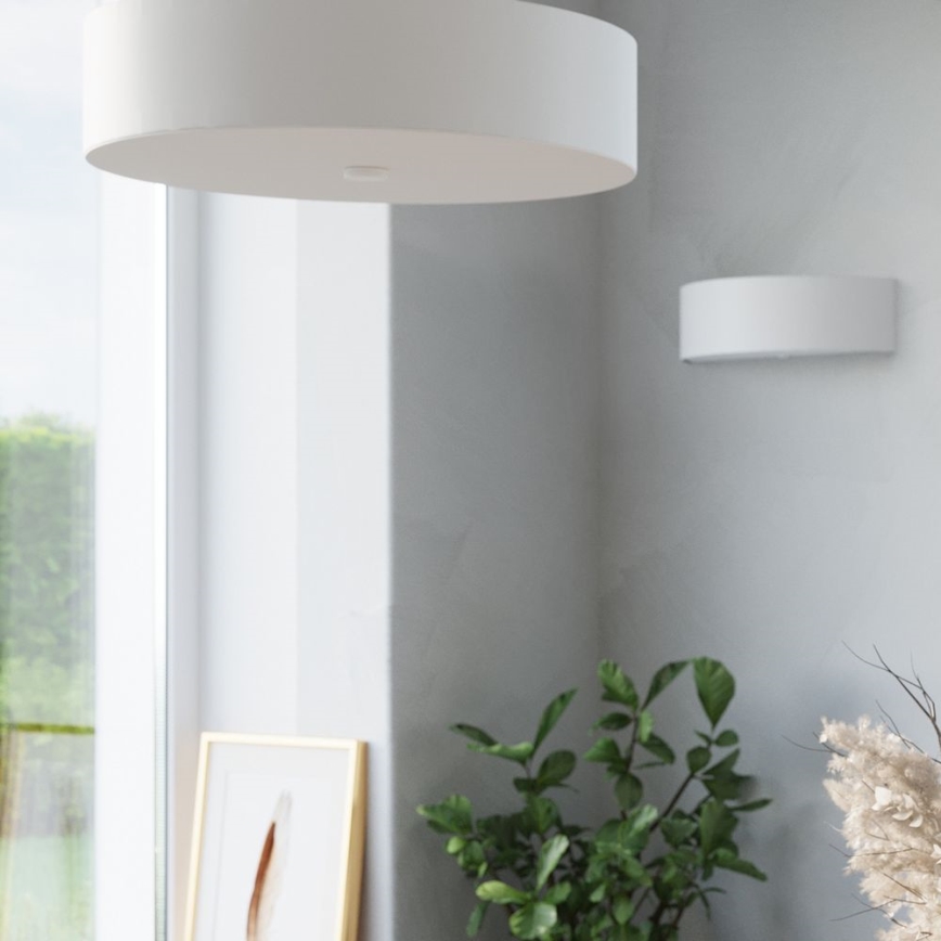 Kattovalo SKALA 3xE27/60W/230V halkaisija 30 cm valkoinen