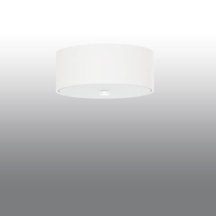 Kattovalo SKALA 3xE27/60W/230V halkaisija 30 cm valkoinen