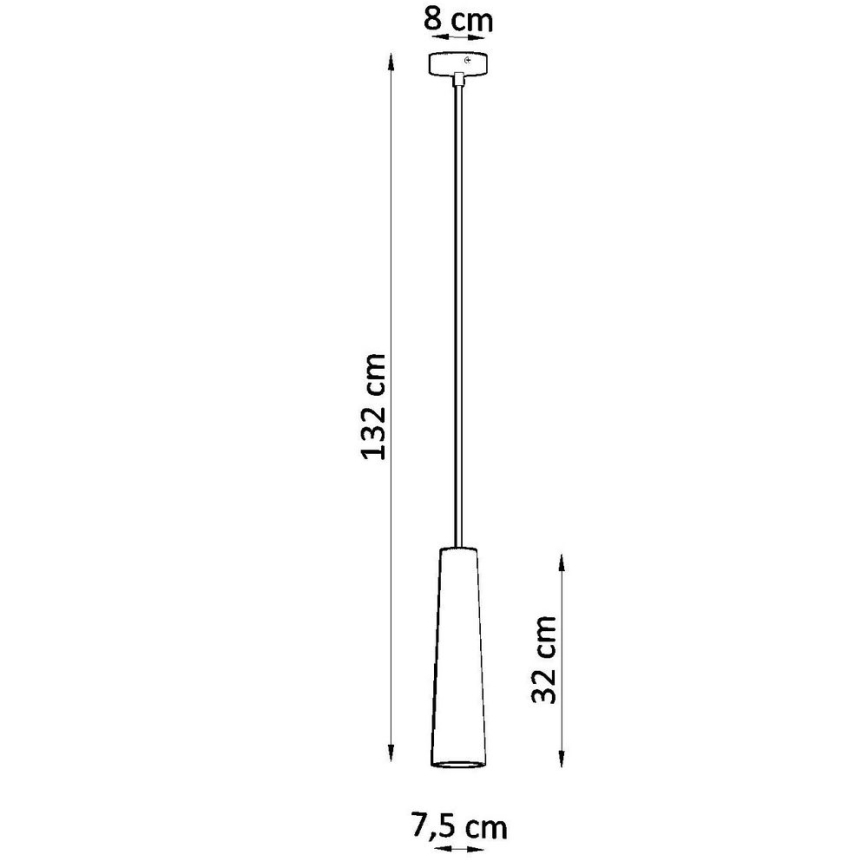 Kattokruunu johdossa ELECTRA 1xGU10/40W/230V