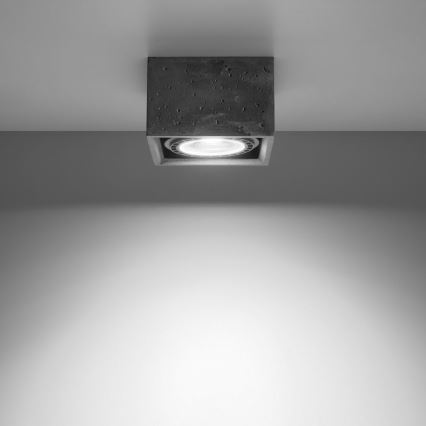 Kattovalo QUATRO AR111 1xGU10/40W/230V betoni