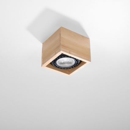 Kattovalo QUATRO AR111 1xGU10/40W/230V pyökki