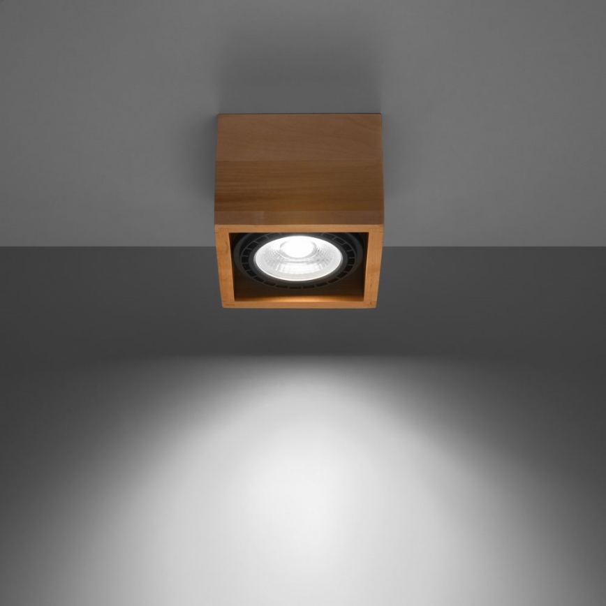 Kattovalo QUATRO AR111 1xGU10/40W/230V pyökki
