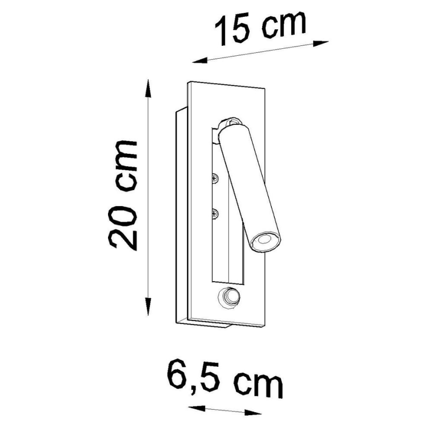 Seinäkohdevalo ENIF 1xG9/12W/230V