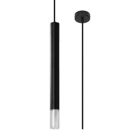 Kattokruunu johdossa VIZIER 1xG9/40W/230V musta