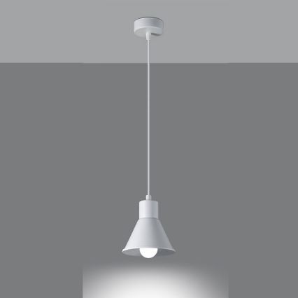 Kattokruunu johdossa TALEJA 1xE27/60W/230V valkoinen