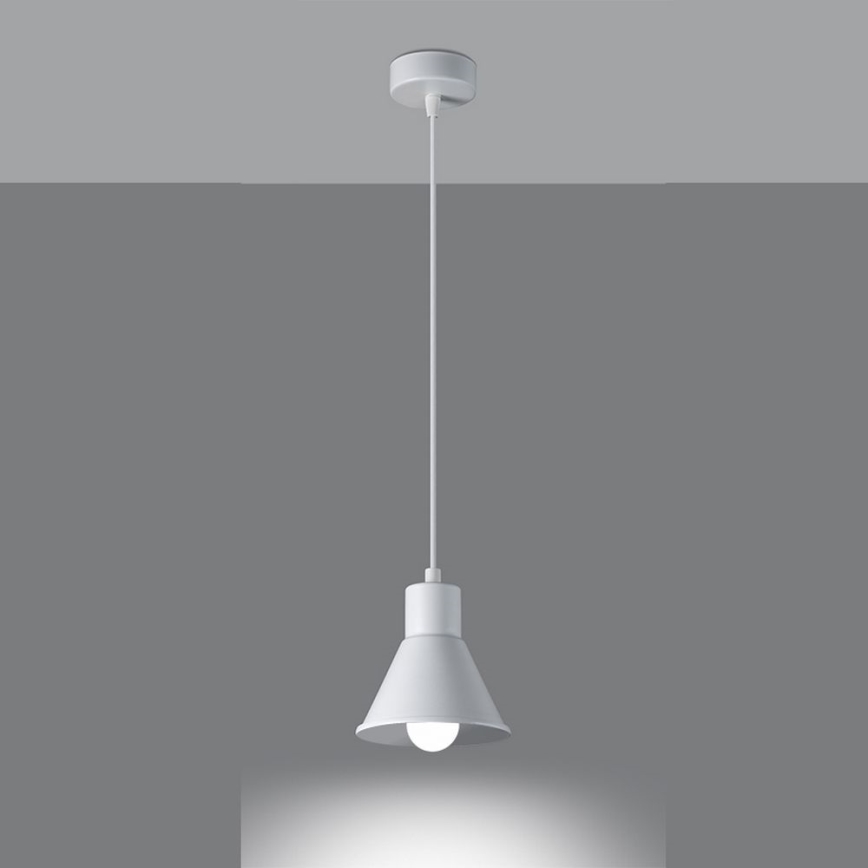 Kattokruunu johdossa TALEJA 1xE27/60W/230V valkoinen