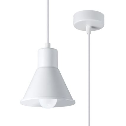 Kattokruunu johdossa TALEJA 1xE27/60W/230V valkoinen