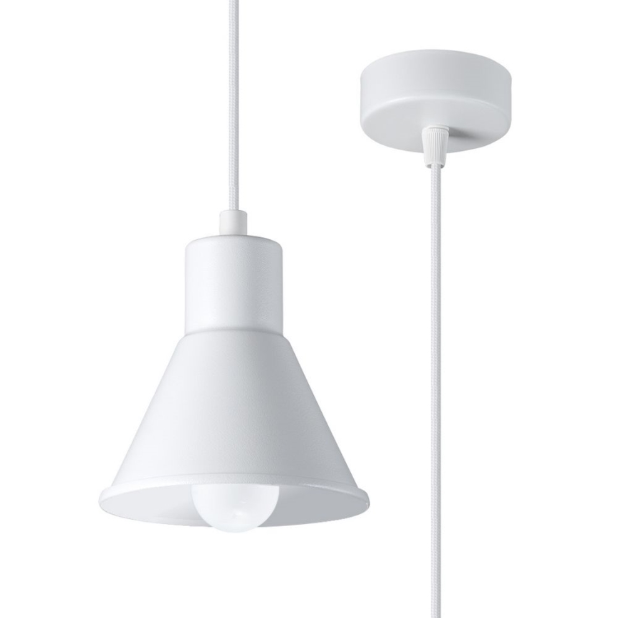 Kattokruunu johdossa TALEJA 1xE27/60W/230V valkoinen