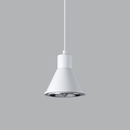 Kattokruunu johdossa TAZILA 1xES111/60W/230V valkoinen