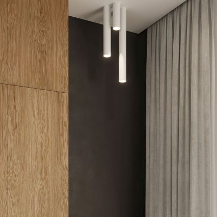 Kohdevalo LAGOS 1xGU10/10W/230V 10 cm valkoinen