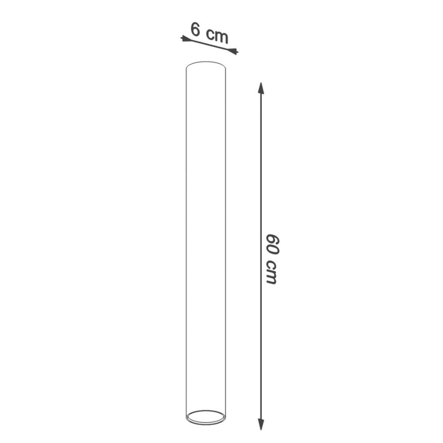 Kohdevalo LAGOS 1xGU10/10W/230V 60 cm valkoinen