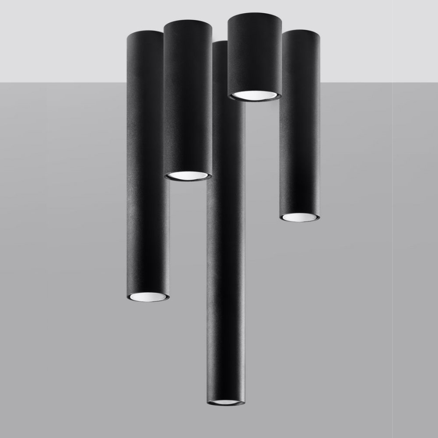 Kohdevalo LAGOS 1xGU10/10W/230V 40 cm musta