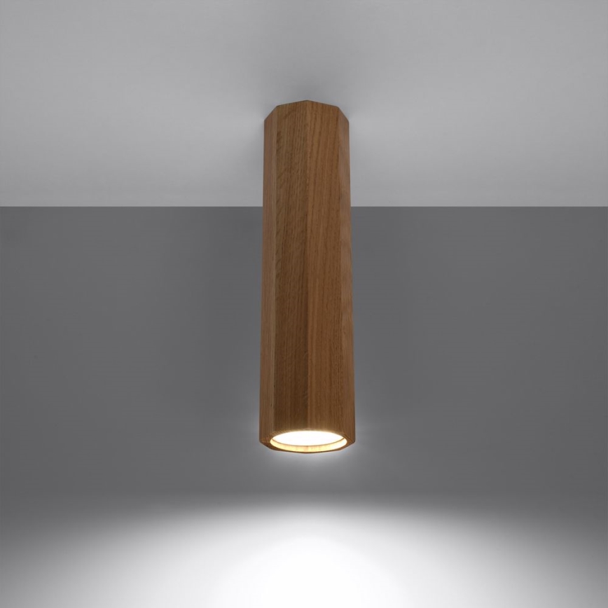Kohdevalo ZEKE 1xGU10/40W/230V 30 cm tammi