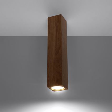 Kohdevalo KEKE 1xGU10/40W/230V 30 cm tammi