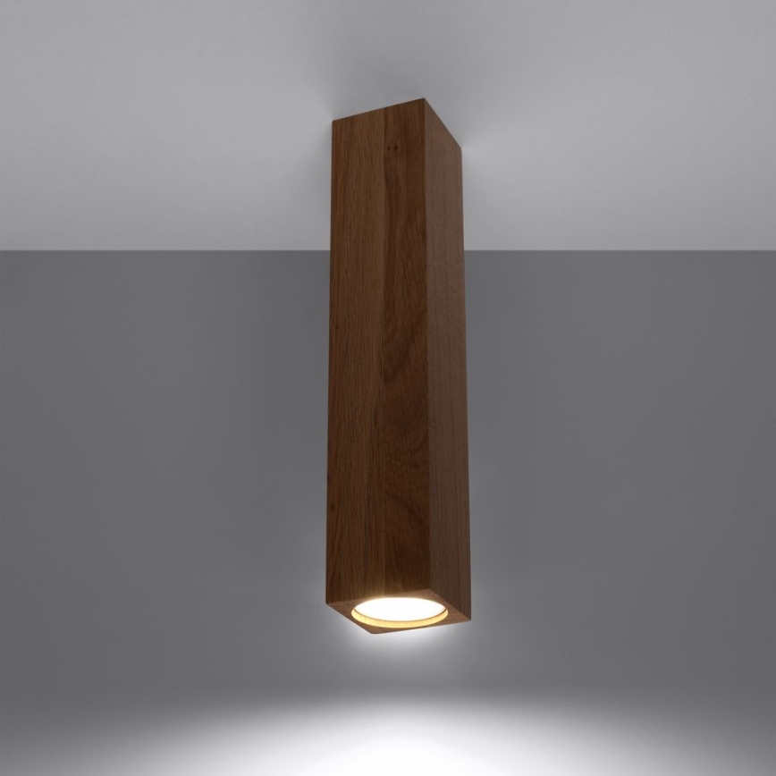 Kohdevalo KEKE 1xGU10/40W/230V 30 cm tammi