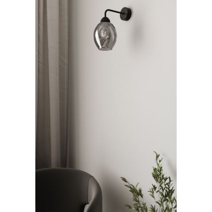 Seinävalaisin FILLAN 1xE27/60W/230V musta