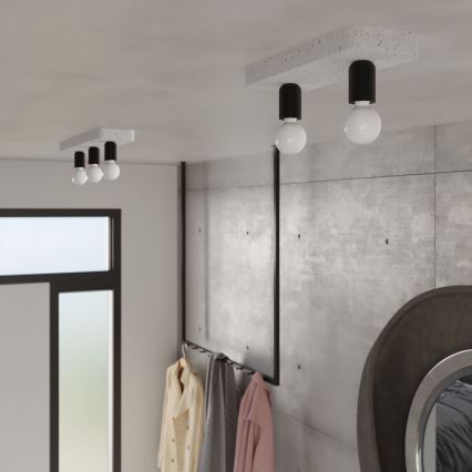 Kohdevalo TAVO 2xE27/15W/230V betoni