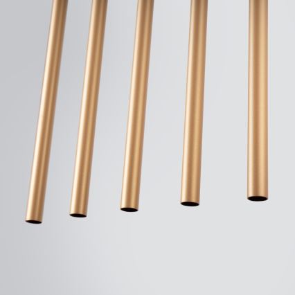 Kattokruunu johdossa PASTELO 5xG9/8W/230V kulta