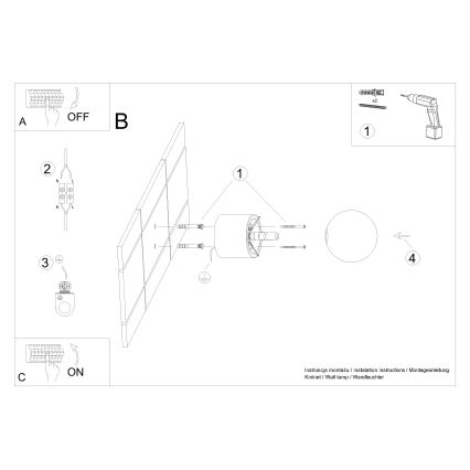Seinäkohdevalo BOOMO 1xG9/8W/230V pyökki