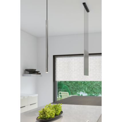 Kattokruunu johdossa PASTELO 1xG9/8W/230V kiiltävä kromi