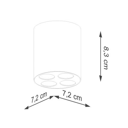 LED-kohdevalaisin ZOE LED/9W/230V valkoinen