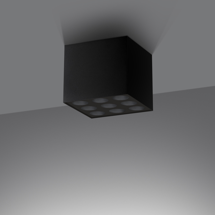 LED-kohdevalaisin OZZY LED/16W/230V musta