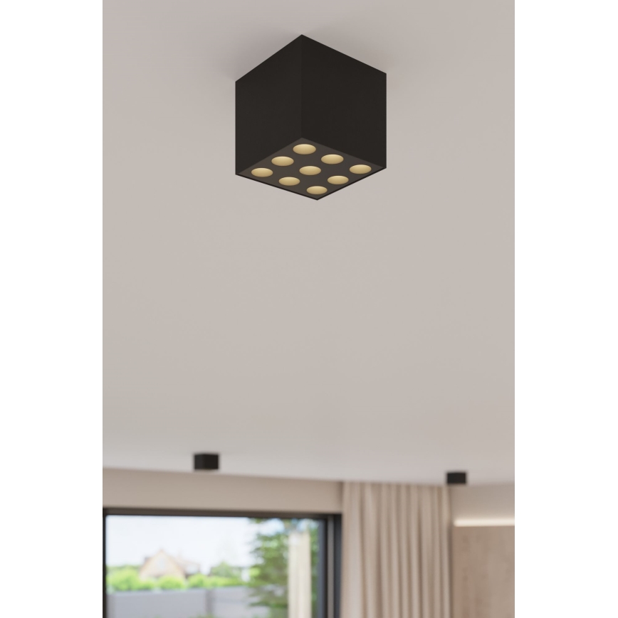LED-kohdevalaisin OZZY LED/16W/230V musta