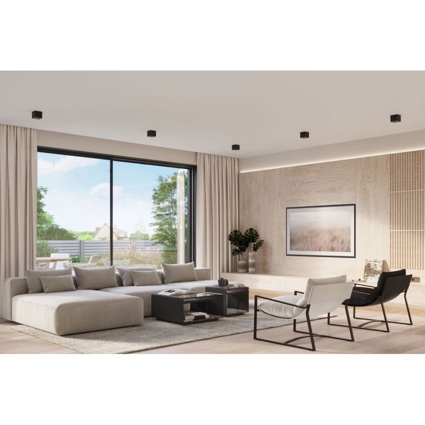 LED-kohdevalaisin OZZY LED/16W/230V musta