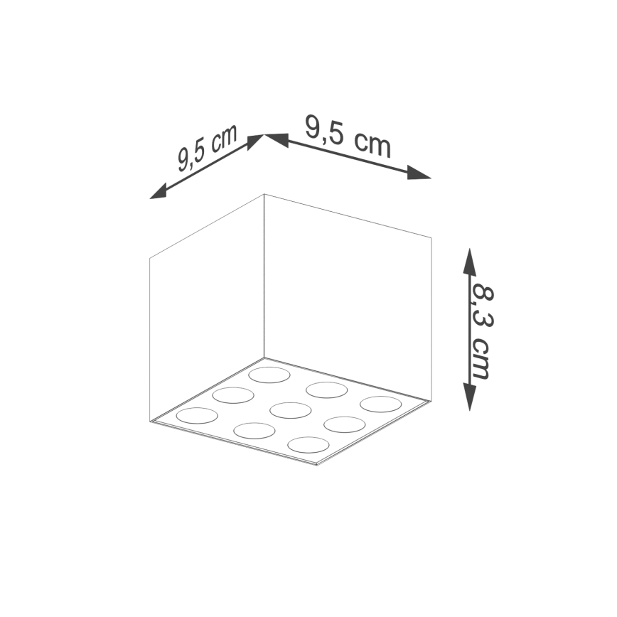 LED-kohdevalaisin OZZY LED/16W/230V musta