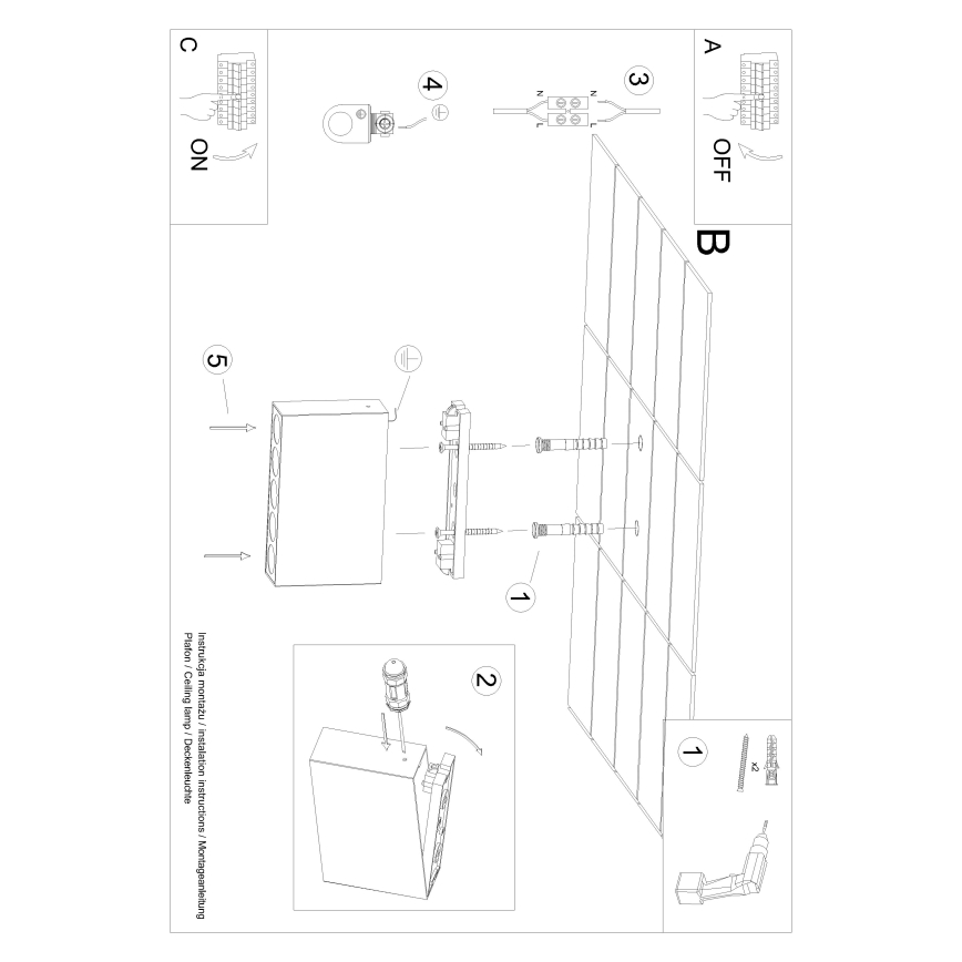 LED-kohdevalaisin SOLE LED/11W/230V musta