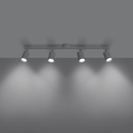 Kohdevalo LEMMI 4xGU10/10W/230V valkoinen